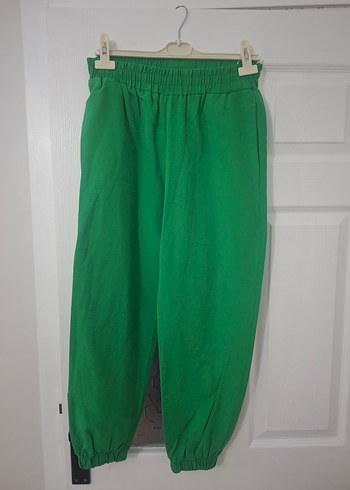 Kadın Yeşil Rahat Kesim Eşofman Altı - Görsel 2