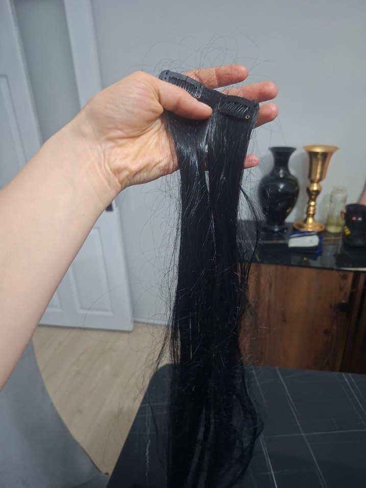 Gri Sentetik Kumaşlı Gotik Saç Aksesuarı - Görsel 3