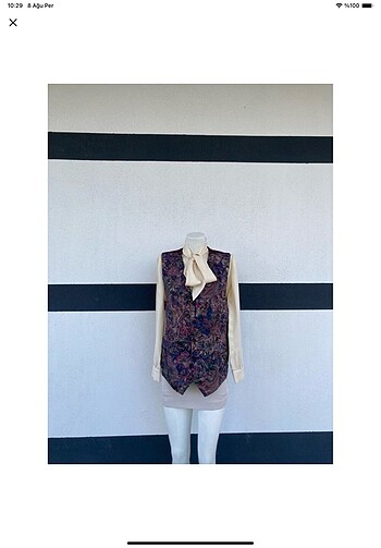 Vintage oversize yelek