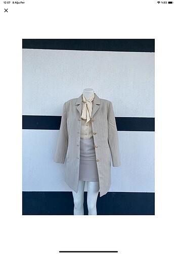 Vintage uzun Blazer