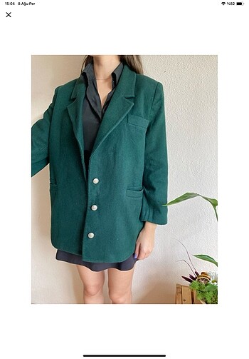 Diğer Vintage Yün Blazer