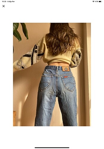 Vintage lee pantolon