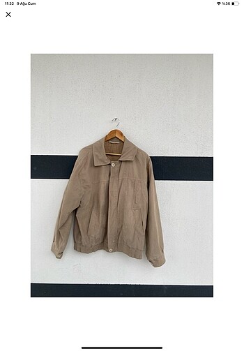 Vintage oversize bomber ceket