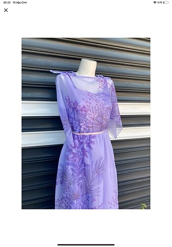 l Beden Vintage sümbül elbise