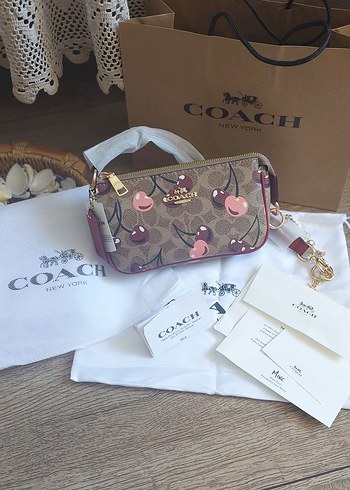 COACH NOLITA 19 CHERRY BAG
