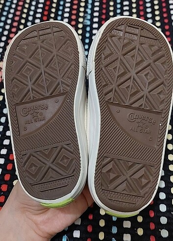 22 Beden çeşitli Renk CONVERSE BEBEK AYAKKABI