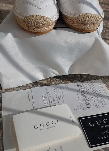38 Beden beyaz Renk Gucci Espadril