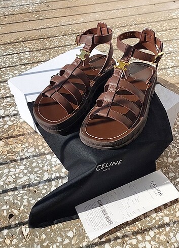 36 Beden CELINE CLEA GLADIATOR SANDALS