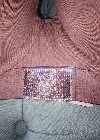 Victoria s Secret Victoria's Secret 38C ışıltılı logolu vintage rose sütyen