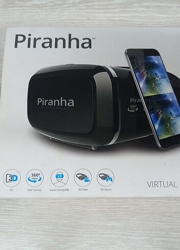 Piranha Piranha 3D Virtual Reality Gözlük 
