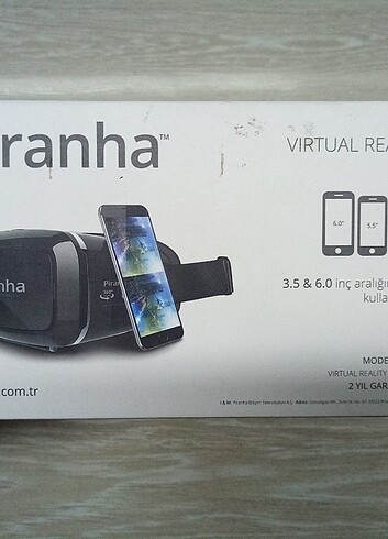  Beden Piranha 3D Virtual Reality Gözlük 