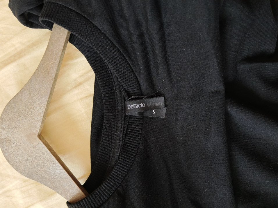 Kadın Siyah  Uzun Elbise - Görsel 5