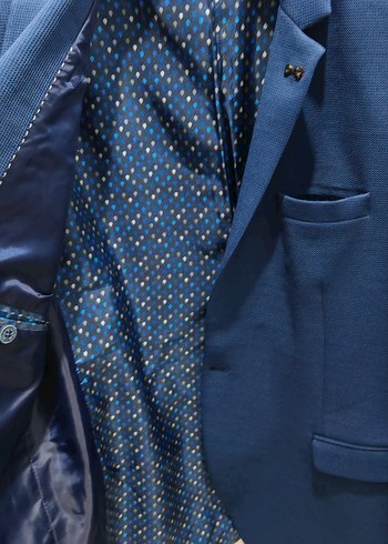 Lacivert Erkek Ofis Takım Ceketi - Görsel 3
