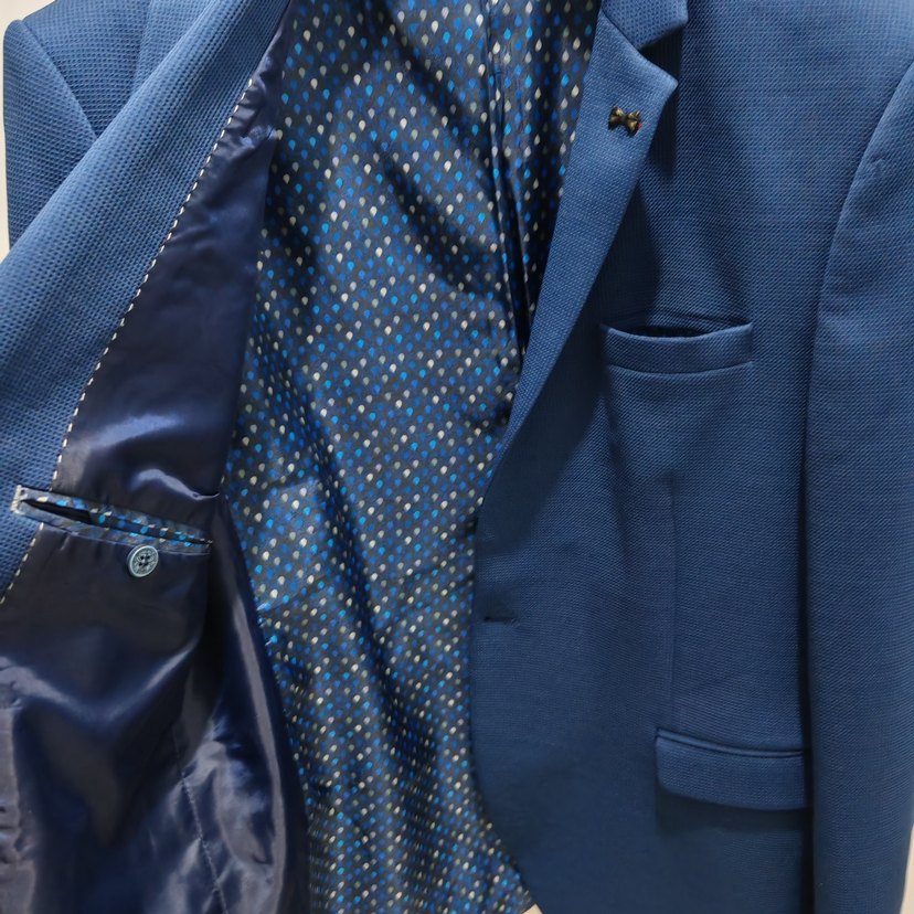 Lacivert Erkek Ofis Takım Ceketi - Görsel 3