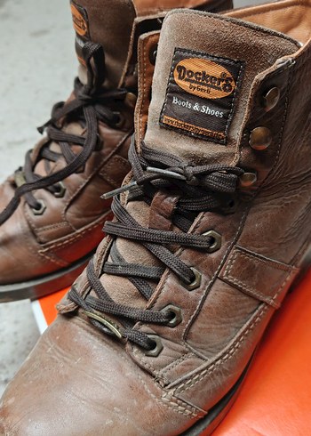 Kahverengi Biker Erkek Ayakkabı Bağcığı 41 numara - Görsel 4