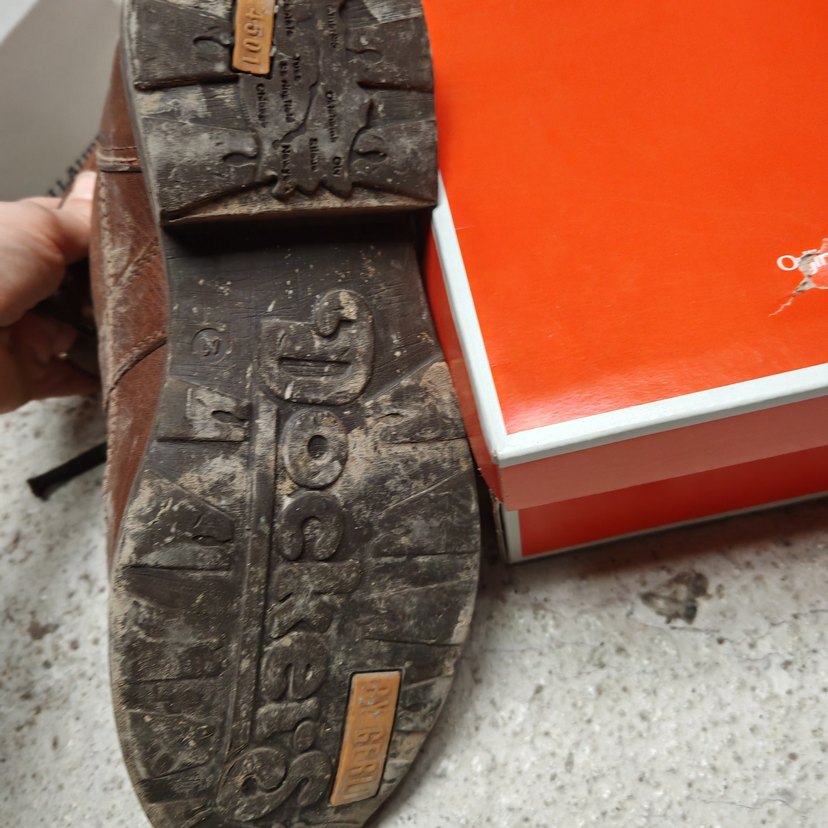 Kahverengi Biker Erkek Ayakkabı Bağcığı 41 numara - Görsel 5