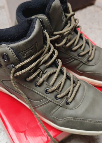 Yesıl Bağcıklı Erkek Street Wear Bot - Görsel 2