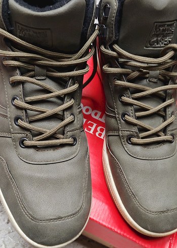 Yesıl Bağcıklı Erkek Street Wear Bot - Görsel 3