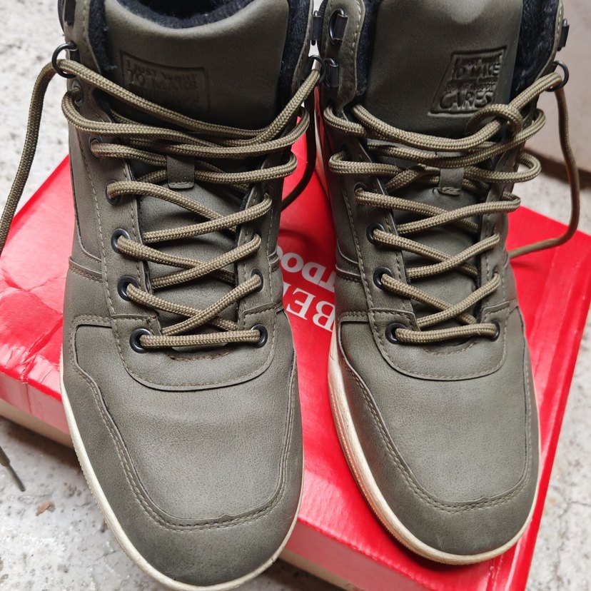 Yesıl Bağcıklı Erkek Street Wear Bot - Görsel 3