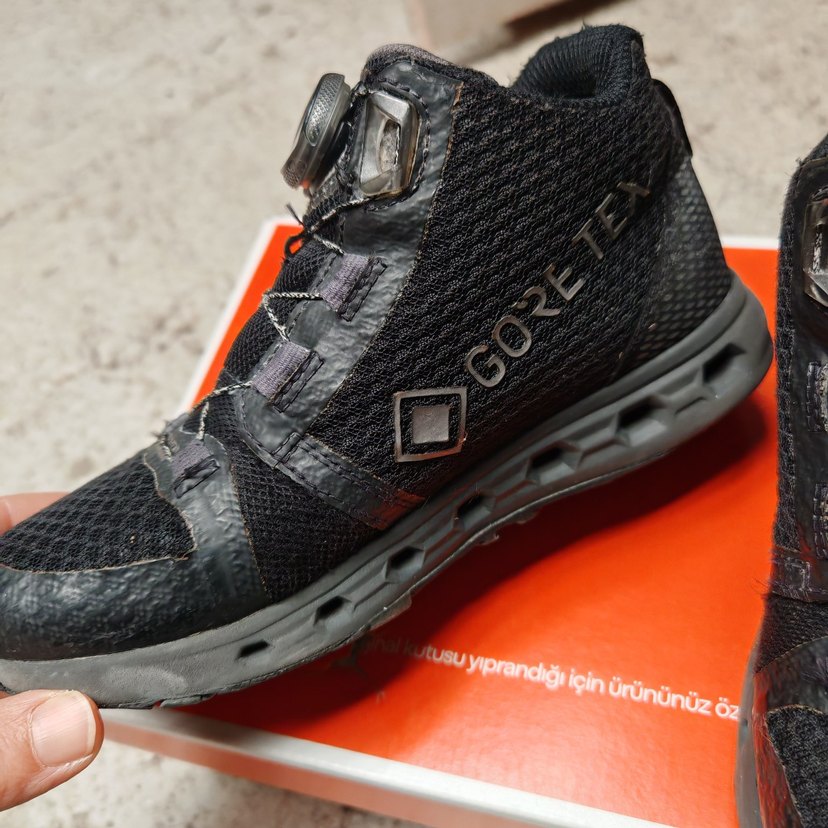 Siyah Erkek Çocuk Biker Tarzı Spor Ayakkabı - Görsel 5