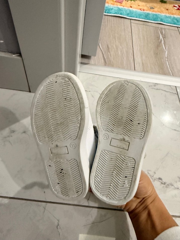 Kız Çocuk Beyaz Minnie Mouse Spor Ayakkabı - Görsel 5