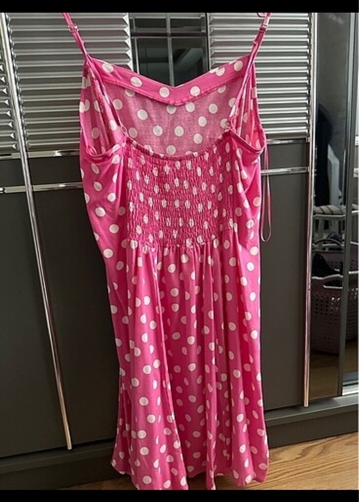 Pembe günlük elbise - Görsel 2