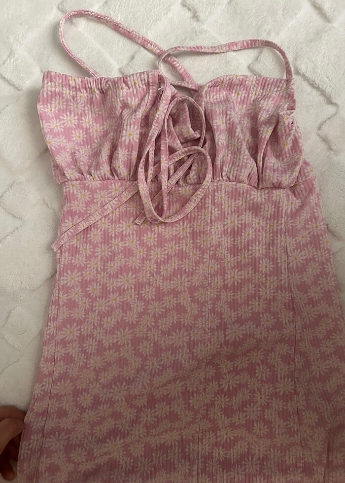 Günlük papatya elbise - Görsel 2