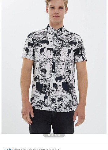 Loft slim fit erkek gömlek medium sayılı giyildi yeni gibidir.