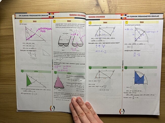 Beden Renk acil matematik trigonometri fasükül