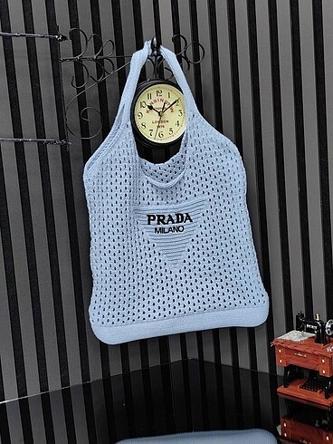 Prada örgü model çanta