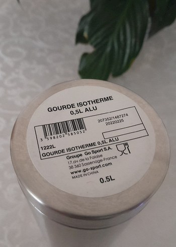 Mavi Termos Şişe - 12 Saat Isı Koruma - Görsel 2