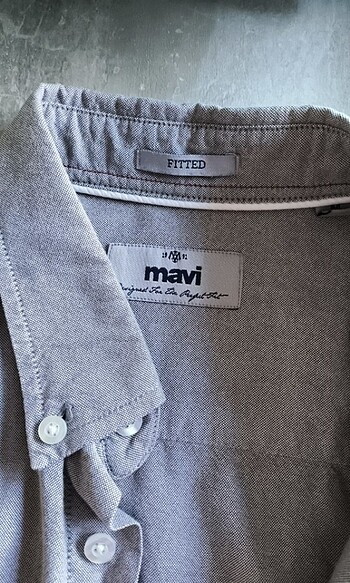 Mavi Jeans Mavi kahverengi gömlek fit kalip