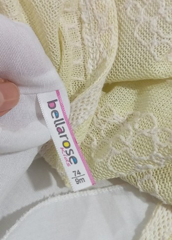 Beyaz Nakışlı Kız Çocuk Fırfırlı Elbise - Görsel 2