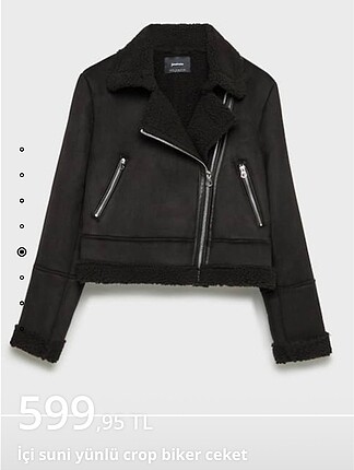 Stradivarius - Crop Biker Ceket