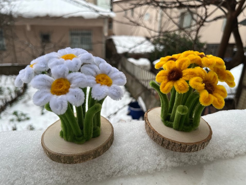 El Yapımı Çiçek Dekorları mini - Görsel 2