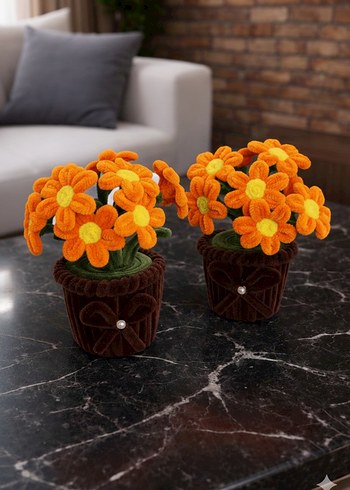 Mini saksı el yapımı - Görsel 3