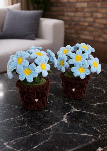 Mini saksı el yapımı - Görsel 2