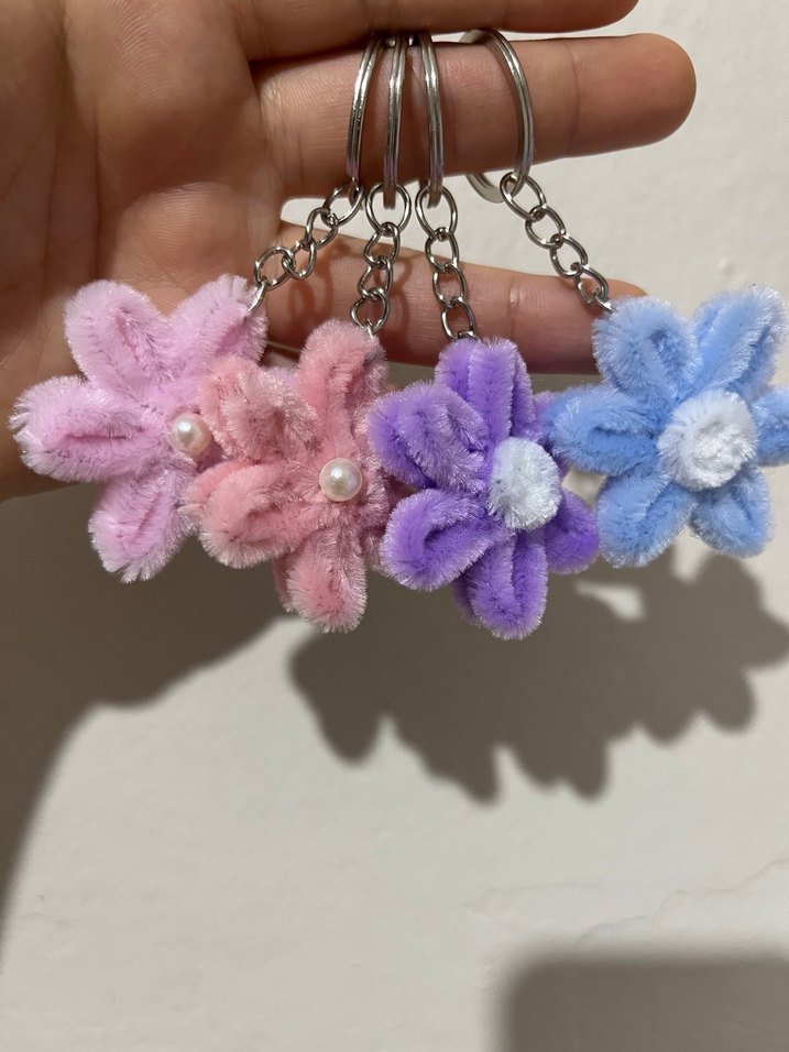 Mini Çiçek hedıyelık Anahtarlıklar - Görsel 2