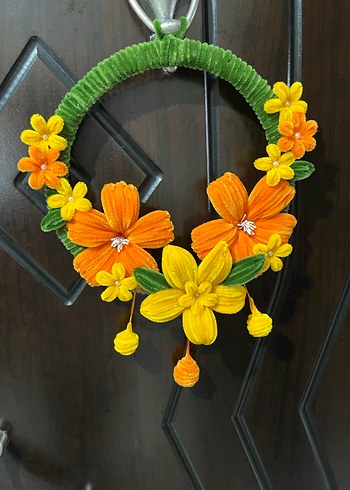 Renkli Çiçekli Kapı Süsü - Görsel 3