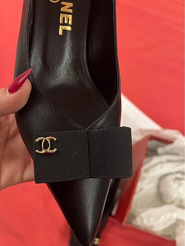 37 Beden siyah Renk Chanel stiletto