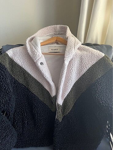 s Beden Pull bear yünlü ceket
