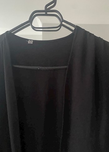 Siyah Uzun hırka - Görsel 2