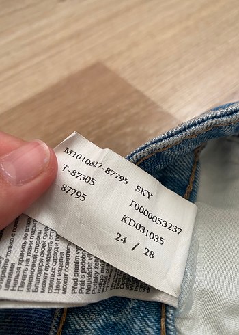 diğer Beden mavi Renk Sky Classic Denim Açık Mavi Jean Pantolon