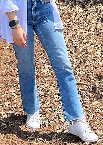 mavi straight fit new york yüksek bel jean