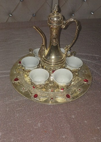 Diğer Altın İşlemeli Geleneksel Çay Seti