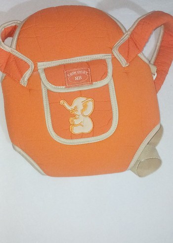 Turuncu Bebek Taşıyıcı Kanguru - Görsel 8