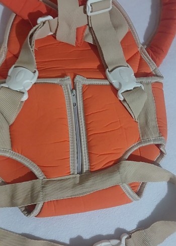 Turuncu Bebek Taşıyıcı Kanguru - Görsel 5