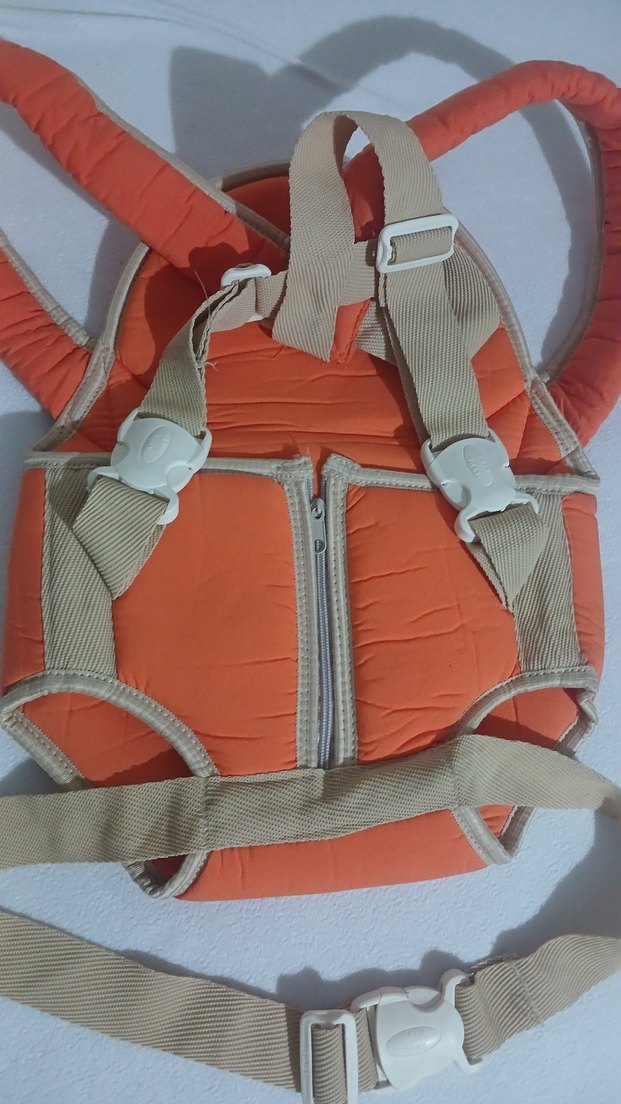 Turuncu Bebek Taşıyıcı Kanguru - Görsel 4