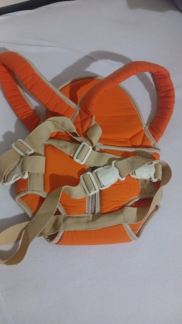 Turuncu Bebek Taşıyıcı Kanguru - Görsel 3