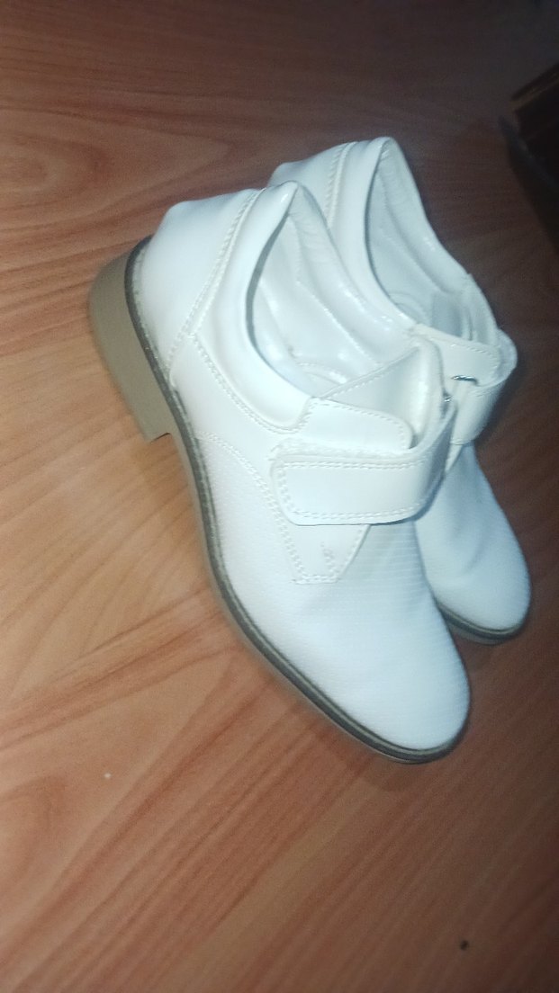 Beyaz Erkek Çocuk Cırt Cırtlı Ayakkabı - Görsel 3